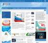 Giao diện website NukeViet 4.0 RC1 ngay sau khi cài đặt