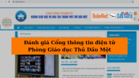 Đánh giá Cổng thông tin điện tử Phòng Giáo dục Thủ Dầu Một