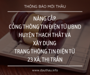 THÔNG BÁO MỜ THẦU 2