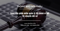 Cung cấp phần mềm quản lý tài chính vi mô và chuyển đổi số