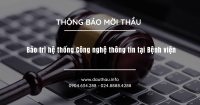 Bảo trì hệ thống Công nghệ thông tin tại Bệnh viện