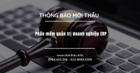 Phần mềm quản trị doanh nghiệp ERP