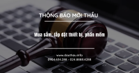 Mua sắm, lắp đặt thiết bị, phần mềm