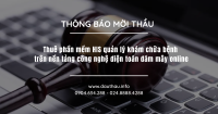 Thuê phần mềm HIS quản lý khám chữa bệnh trên nền tảng công nghệ điện toán đám mây online