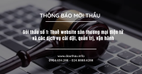 Gói thầu số 1 Thuê website sàn thương mại điện tử và các dịch vụ cài đặt, quản trị, vận hành