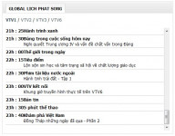 Block lịch phát sóng nguồn vtv.vn