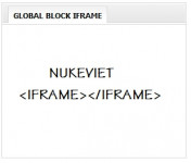 Block iframe