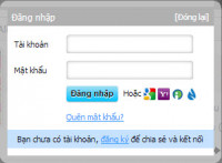 Block đăng nhập popup