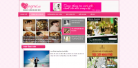Themes website cưới hỏi màu hồng