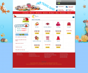 Giao diện shop baby