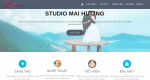 Giao diện website giới thiệu dịch vụ