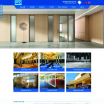 Giao diện website giới thiệu công ty  Partition