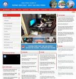 Giao diện website trường học