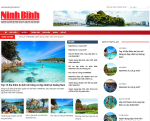 Giao diện website tin tức ninhbinhnews