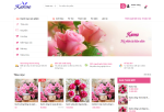 Giao diện bán hàng mỹ phẩm karose