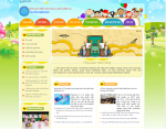 Giao diện website trường mầm non 1