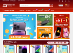 Giao diện website bán hàng công nghệ