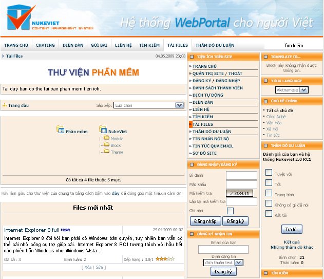Module File trong giao diện màu cam với chế độ '2 cột bên phải'....