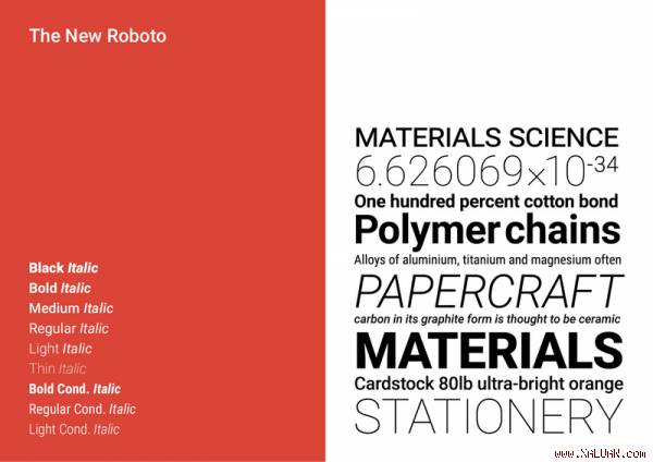 Google công bố mã nguồn font Roboto