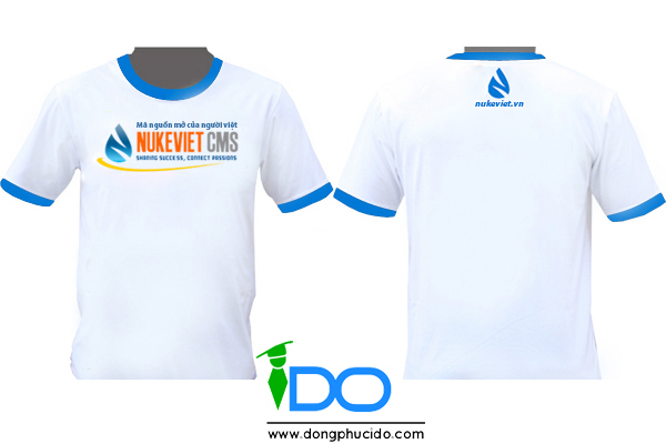 Áo đồng phục NukeViet in lần đầu năm 2010 do dongphucido thiết kế và phát hành.