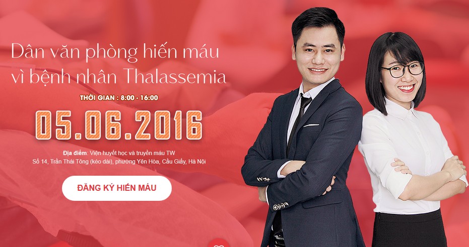 Cộng đồng NukeViet cùng hiến máu vì bệnh nhân Thalassemia