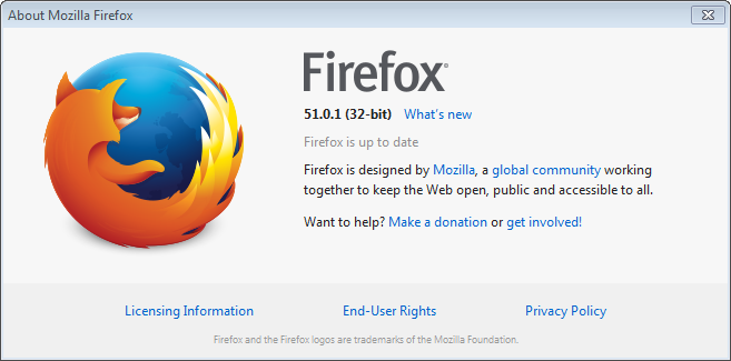 about firefox