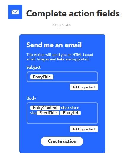 Cấu hình gửi email