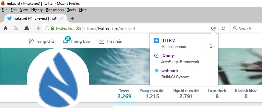Giao diện Twitter
