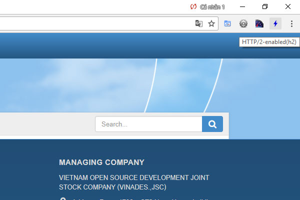 Giao thức HTTP2 đã được kích hoạt trên site NukeViet