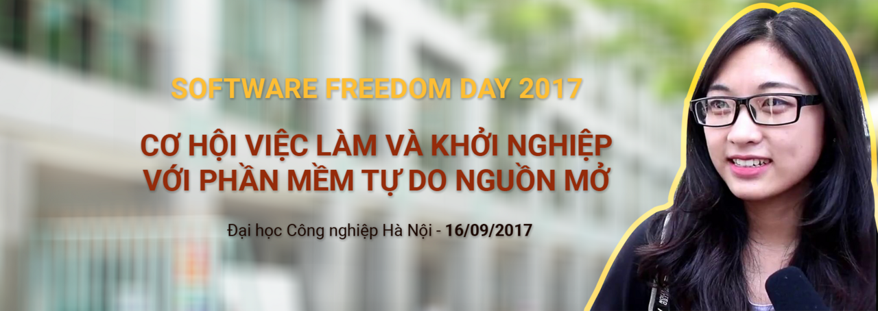 NukeViet tại ngày hội Phần mềm Tự do Nguồn mở (Software Freedom Day - SFD) 2017