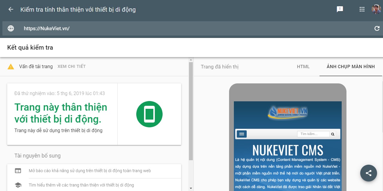 Mobile friendly