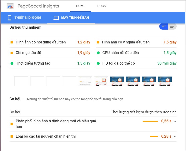 Pgge Speed insights - NukeViet.vn page 2