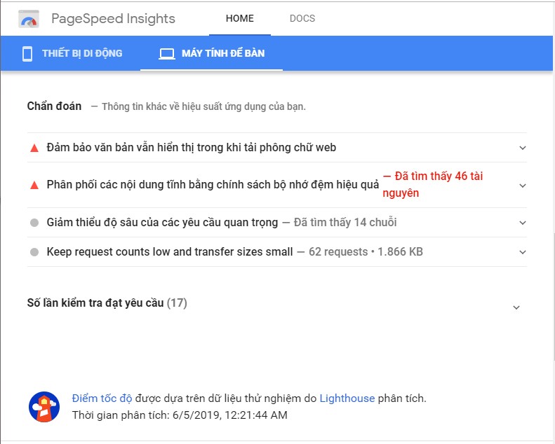 Pgge Speed insights - NukeViet.vn page 3