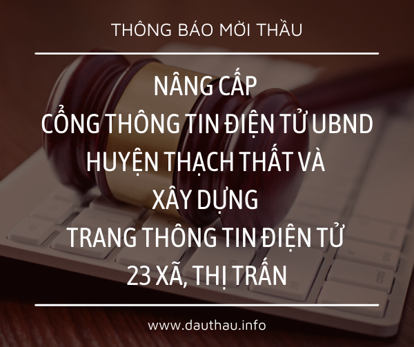 THÔNG BÁO MỜ THẦU 2