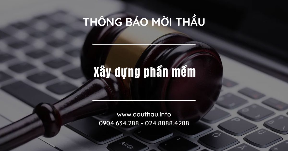 Mời thầu xây dựng phần mềm