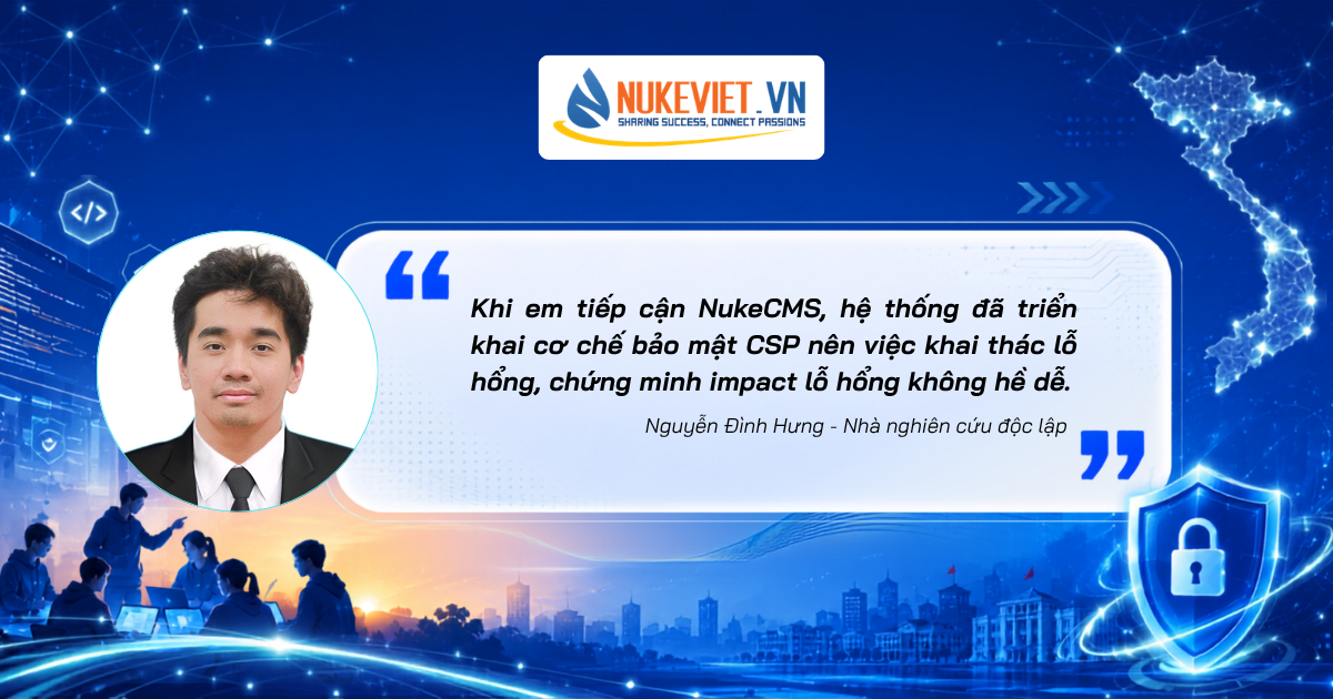 Chia sẻ của Nguyễn Đình Hưng về NukeViet