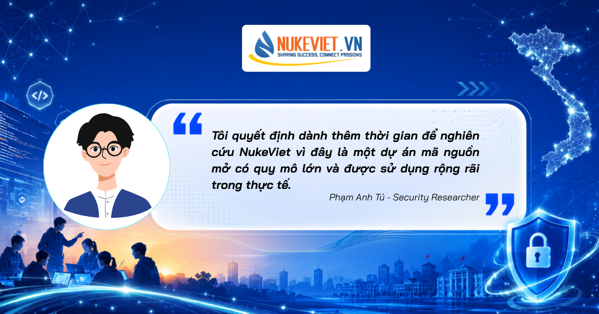 Chia sẻ của Phạm Anh Tú về NukeViet