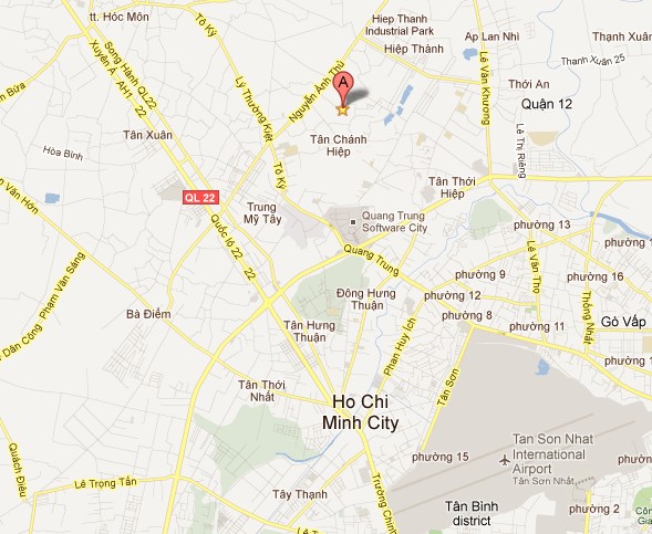 Bản đồ vị trí chi nhánh.