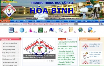 Trường TrH Cấp 2-3 Hòa Bình - Vĩnh Long