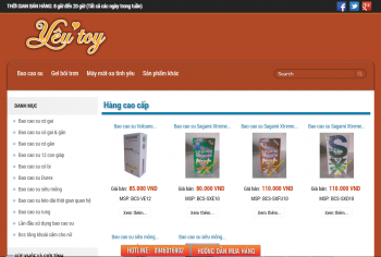 Cửa hàng bao cao su Yêu toy